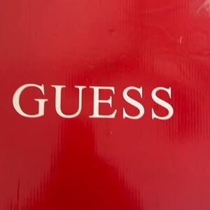 Guess black high boots